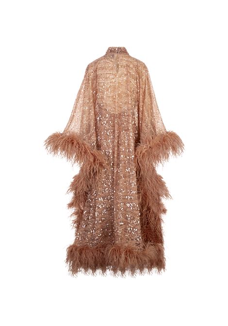 Casta Diva Sublime Kaftan In Blush TALLER MARMO | TM-PF2524-302BLUSH